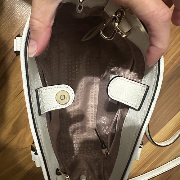 Kate Spade White Perforated Women's Bag - Picture 3 of 4